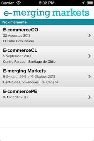 E-Merging Markets Events screenshot 2