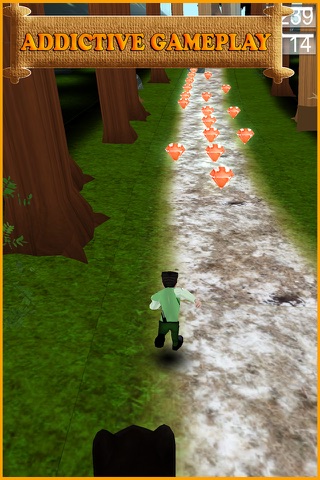 A Little Master Kid Dash - Bear Chasing Escape Run screenshot 2