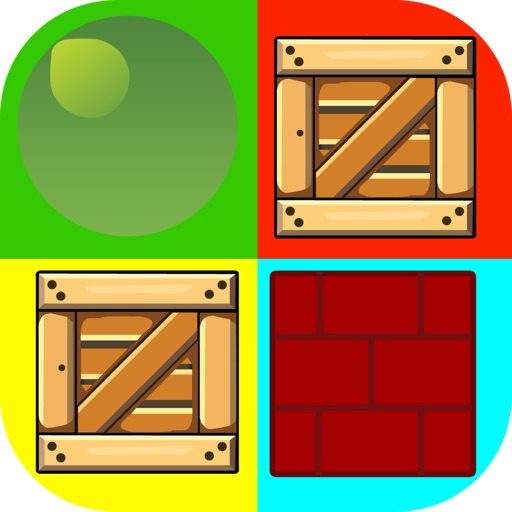 Bricks, Dots, and Boxes – Match the Cubes and Spheres in 2d- Free Icon