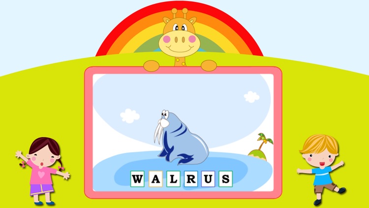 First Words Animals - Kids Preschool Spelling & Learning Game Free screenshot-4