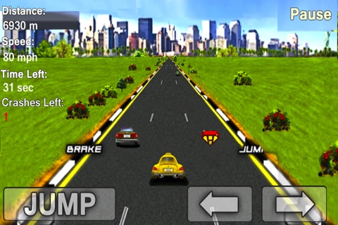 Crazy Motor Taxi: A Furious Cab Racing Challenge in  highway & sandy desert screenshot 3
