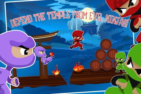 Tiny Ninja Run - Ninja Fighter Run and Jump Adventure screenshot 2