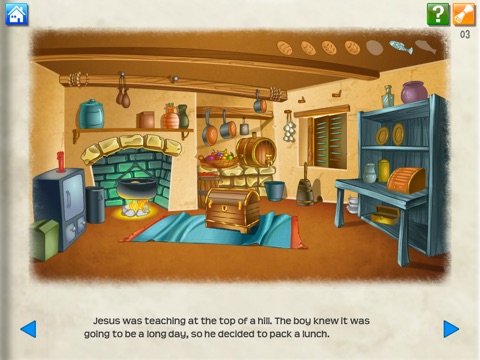 Kid Bible Heroes: Fishes and Loaves screenshot 2
