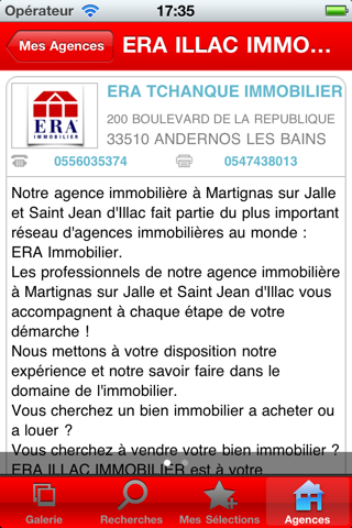 ERA ILLAC IMMOBILIER Martignas sur Jalle, Saint Jean d'Illac : Achat, vente, location, appartement, maison en Gironde (33) screenshot 4