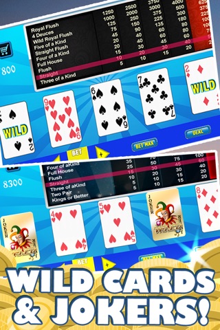 Aaamazing Vegas Video Poker - Jacks or Better Poker Machines screenshot 3