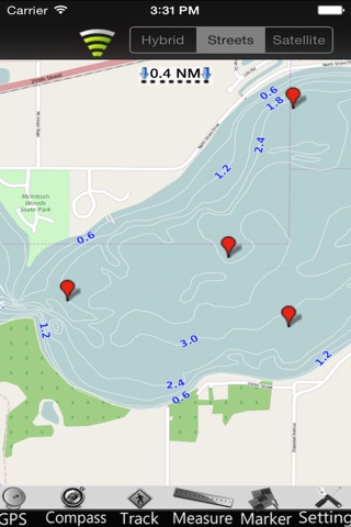 Iowa Lakes GPS Nautical Charts screenshot 4