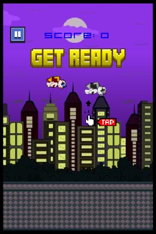 Mr. bouncy Jetpig space rocket flap flyer- a tiny bacon wings flappy pig screenshot 2