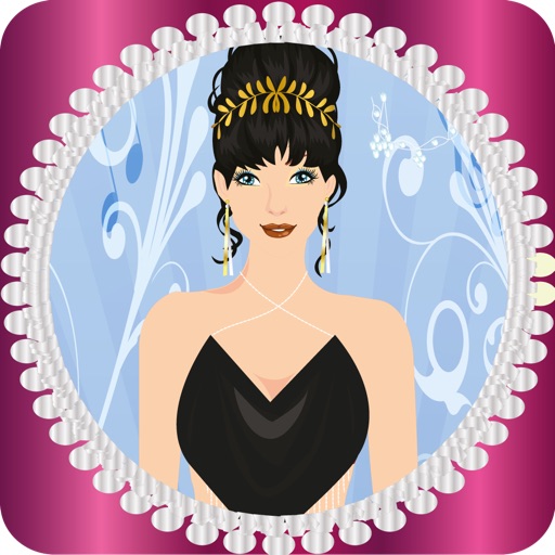 Pretty Lady Dress Up Game Icon