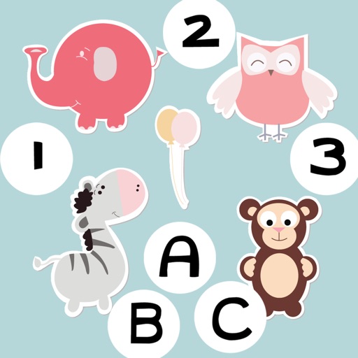 ABC&123 First Count& Spell Games:Smart Toddlers And Children Learn To Play!Free Educational Kids App iOS App