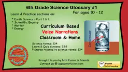 Game screenshot 6th Grade Science Glossary # 1 : Learn and Practice Worksheets for home use and in school classrooms mod apk