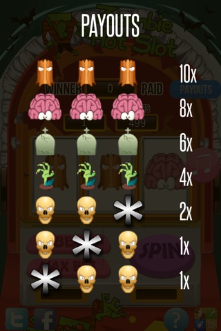 Zombie Hot Slots – Free horror slot machines game with zombies screenshot 2