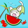 Ninja Cat.~Cutting Watermelon~