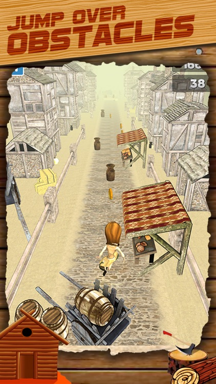 3D Peasant Run Infinite Runner Game with Endless Racing by Studio Fun Games FREE screenshot-4