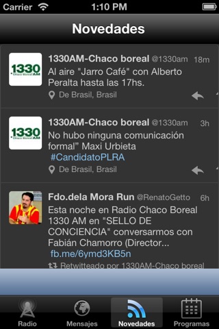 Radio Chaco Boreal screenshot 2