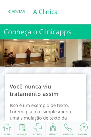 Clinicapps - Aplicativo médico das clínicas e hospitais screenshot 2