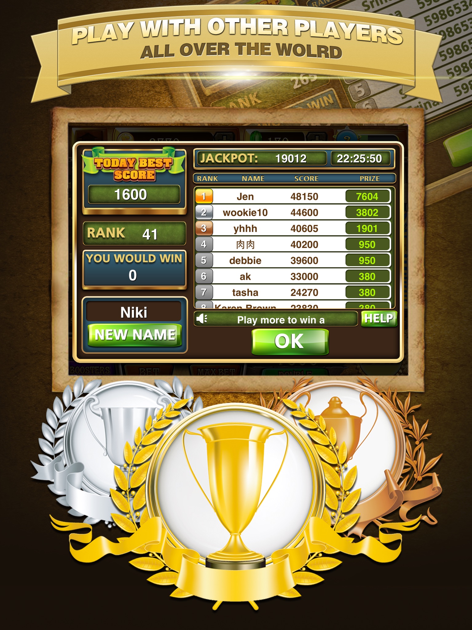 Slots - Pharaoh's Treasure HD screenshot 4