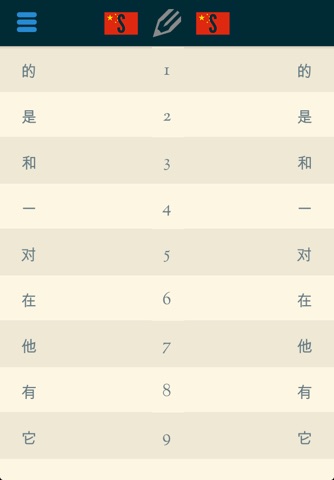 Easy Learning Chinese simplified - Translate & Learn - 60+ Languages, Quiz, frequent words lists, vocabulary screenshot 2