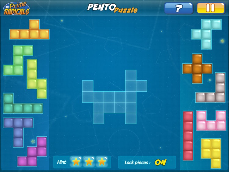 Prime Radicals: Pentominoes (tablet)