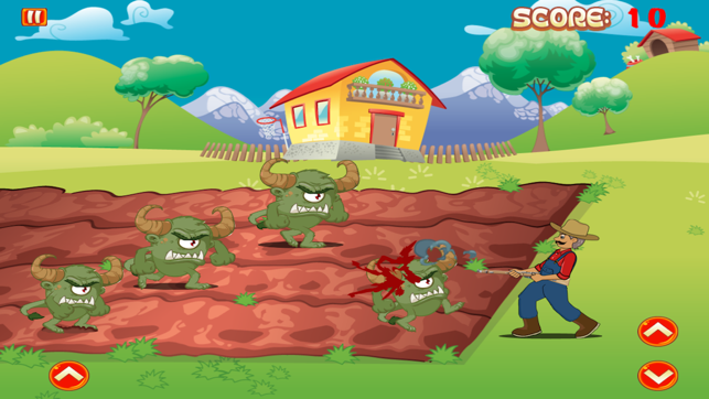 Farmer vs Attack Monsters - A Free Farm Mayhem Defense Game(圖2)-速報App