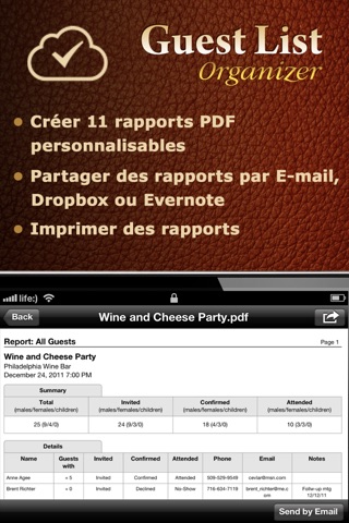 Guest List Organizer Lite screenshot 2