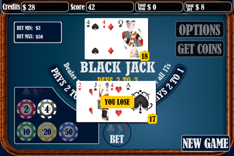 ACES BLACKJACK screenshot 2