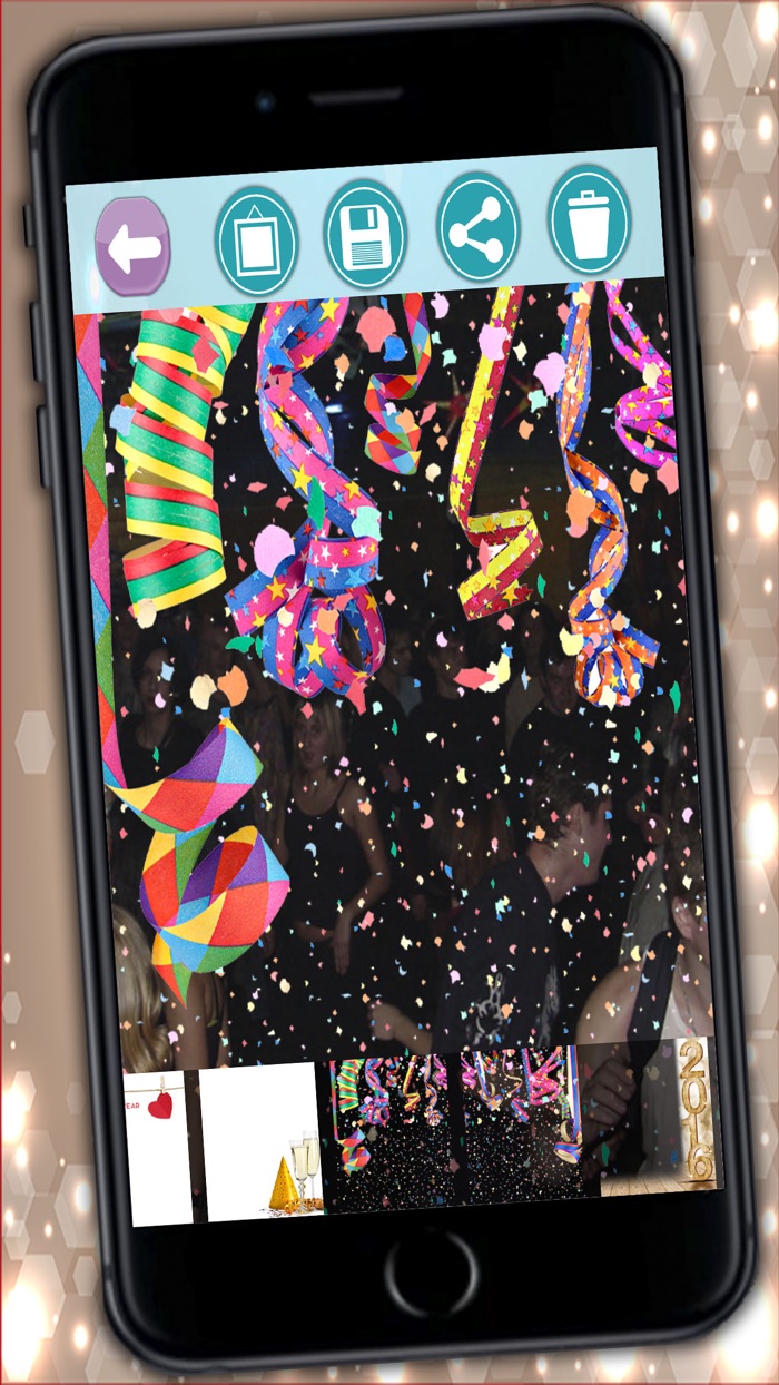 2017 Happy New Year Photo Frames Album  Collage