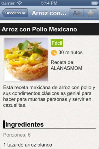 cocina Argentina - Recetas de cocina para cocineros argentinos screenshot 2