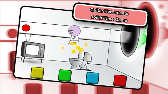 OMG My Toilet Time Is On TV - (a funny music rhythm game)(圖2)-速報App