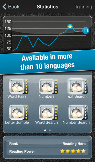 Reading Trainer for iPhone Screenshot 3