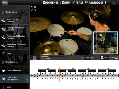 Mike Sturgis Drum Gym Lite screenshot 2