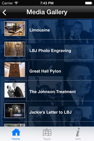 LBJ Presidential Library screenshot 2