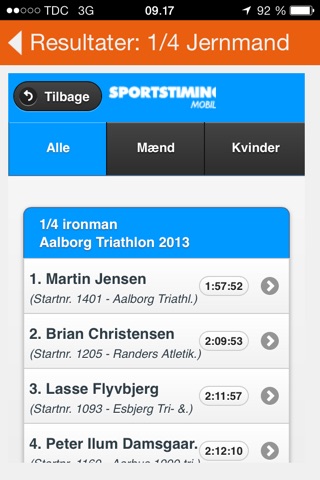 Aalborg Triathlon screenshot 3