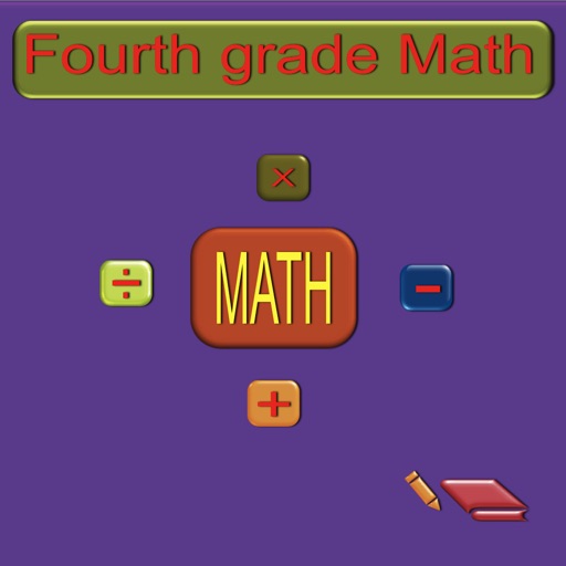 Fourth grade math icon