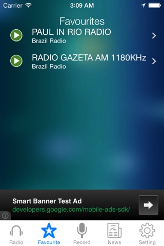 Brazil Radio News Music Recorder screenshot 3