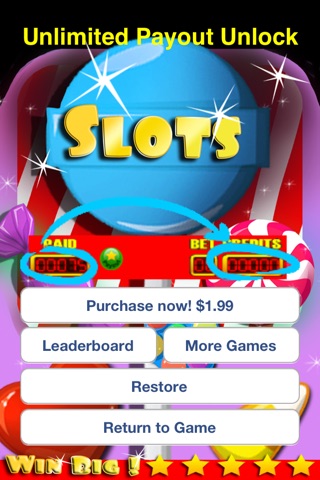 Sweet Candy Fun Slots - Best Super Tap Free Slot Machine screenshot 4