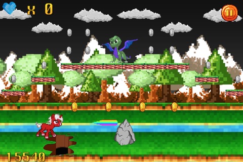 Little Pixel Pony Fantasy - Magical my fairy land race the dragons screenshot 3