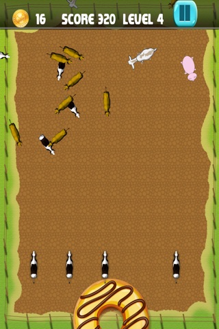 A Crazy Farm Speed Tapping Game LX - Donut Rescue from Sweet-Tooth Animal Rampage screenshot 4