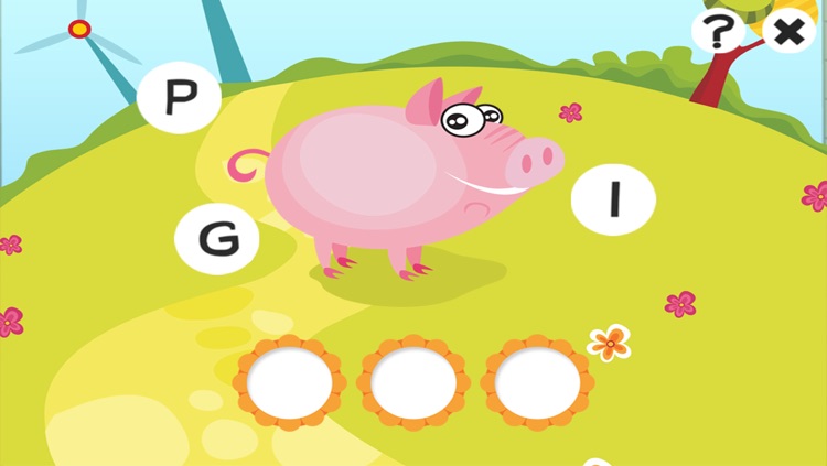 ABC Farm games for children: Train your word spelling skills of animals for kindergarten and pre-school