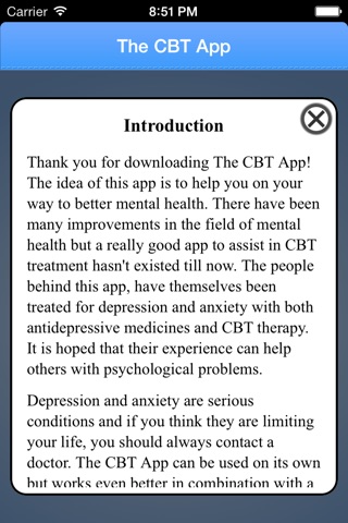 The CBT App screenshot 3