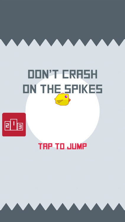 do not crash on the spikes: Lyft your bird up away from the spikes