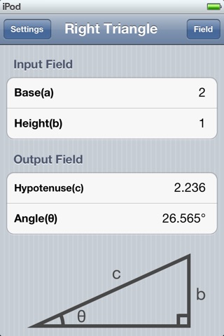 Triangle Calculator Right screenshot 2