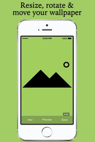 WallFit - Fix wallpaper for iOS7 custom home screen, lock screen & background  and Rotate, resize and position your pictures to make custom wallpaper screenshot 3
