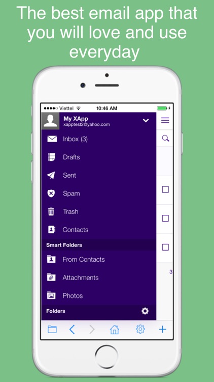 Safe web for Yahoo: secure and easy email mobile app with passcode. screenshot-3