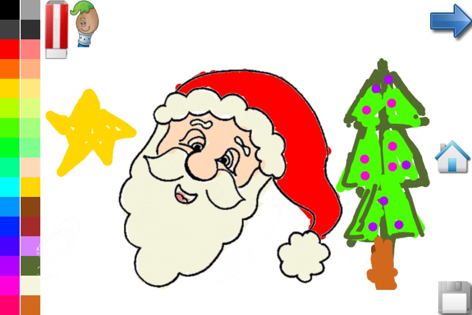 Coloring Book : Christmas for Toddlers ! FREE App with Christmas Coloring Pages screenshot 2