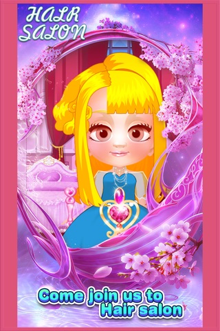 Princess Hairsalon - Girls Makeup, Dressup and Makeover Games screenshot 2