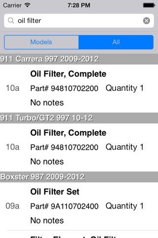 Porsche Parts screenshot 3