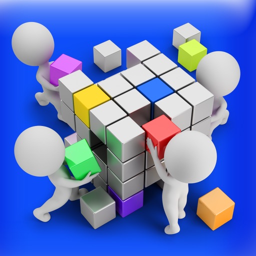 Cube Brain Puzzle : 3D Pac-Man Endless Arcade Game ! iOS App