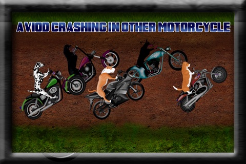 Rolling Wild Dog Motorcycle Race : The Bad to the bone Adventure - Free Edition screenshot 3