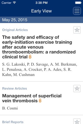 Journal of Thrombosis and Haemostasis screenshot 3