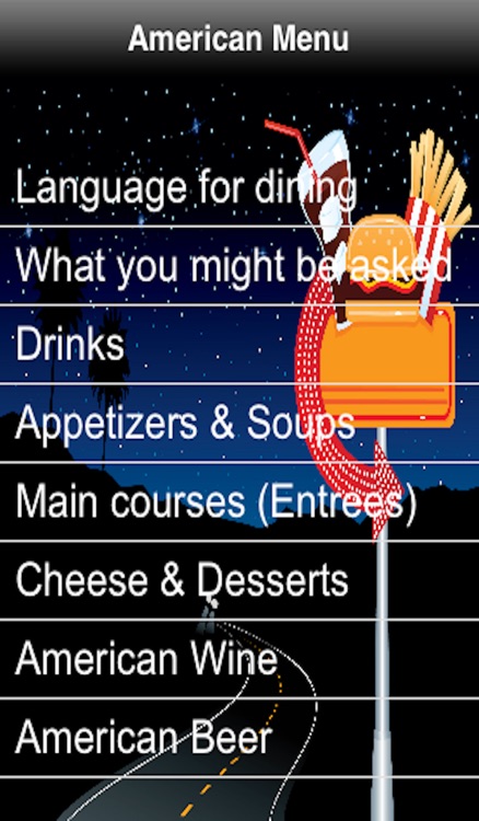 American Menu